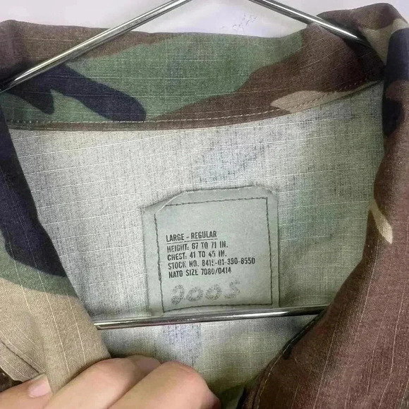 U.S. Army Woodland Camouflage Combat Jacket - Picture 5 of 6